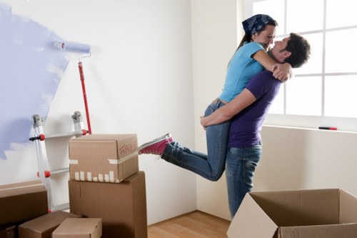 Boxes and furniture prepared for small removals in Stjohns