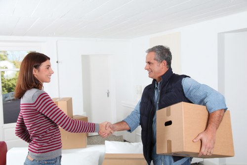 Moving van ready for house removals service in Stjohns